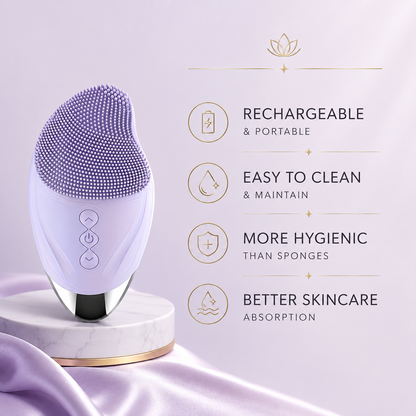 Daily Form™ The Petal (Electric silicone scrubber with heating pad)